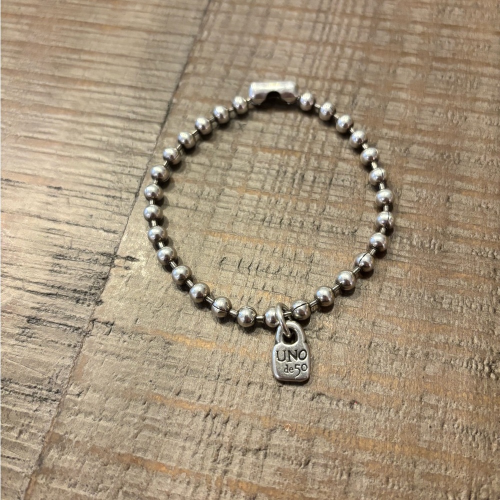 Uno de 50 silver bracelet